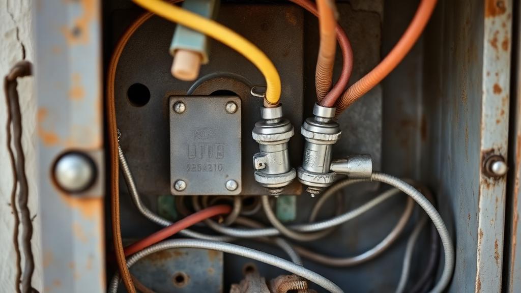 Aluminum wiring connections in a residential junction box