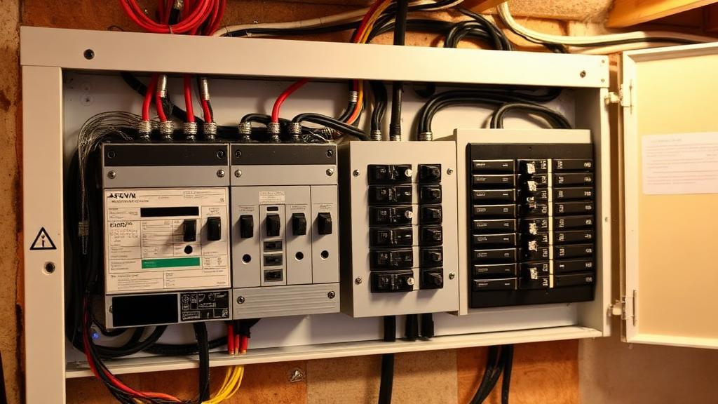 Residential electrical panel being upgraded in a Kingston home
